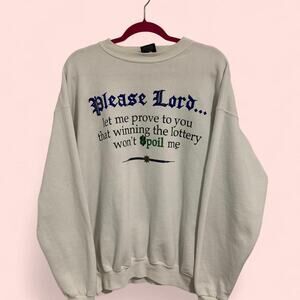 Vintage 90s Crewneck sweatshirt with a relaxed fit made in the USA size XL